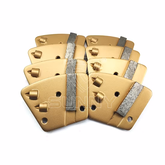 Blastrac Trapezoid PCD Wing Diamond Grinding Disc for Concrete Floor Epoxy Glue Mastic Removal