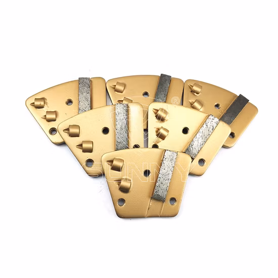 Blastrac Trapezoid PCD Wing Diamond Grinding Disc for Concrete Floor Epoxy Glue Mastic Removal