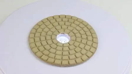 Jdk Almohadillas de pulido de diamante convexo para superficie de piedra curva